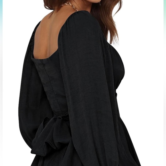 Mannice Women’s Tie Back Shorts Romper - Picture 6 of 11